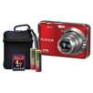 Fuji AX230 12MP 5X Zoom HD Movie mode Digital Camera with 4GB SD memory and fitted case