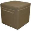 Quilted Hard Cube Ottoman