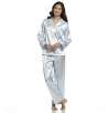 Miss Elaine Brushed Back Satin Pajama Set