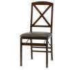 Walnut Folding X-Back Chair