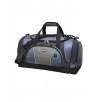 Travelers Club 22" Multi-Pocket Duffel: Chocolate/Taupe for $10, Navy/Steel for $14