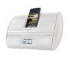Memorex White iWake Clock Radio for iPod