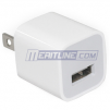 White USB Power Adapter Charger for iPhone