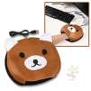 USB Hand Warmer Mouse Pad, Brown Bear