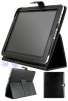 HHI iPad Flip Leather Case with Muti-Function Stand - TabletFlip Black + $2.00 Free HHI Store Credit