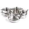 Stanley Roberts 10PC Stainless Cookware Set