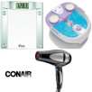 Conair Triple Play - Foot Spa Hair Dryer & Scale