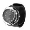 Wrist Band Style Quartz Watch (Black)