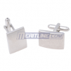 Laser Engraved Classic Arched Rectangular Cufflinks