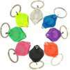 5 Pieces Superbright LED Keychain Flashlight, Random Color