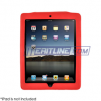 MEElectronics iPad Genuine Leather The-X-Case with Back Strap, Red XCASE-RD