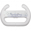 White Remote Control Steering Wheel for Nintendo Wii