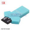 Tee Shirt Shaped Memory Card Reader for MicroSD Card, Random Color