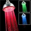Temperature Controlled LED Shower Head, Red / Green / Blue Light