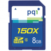 PQI 8GB 150X Secure Digital High Capacity SDHC Card(Class 10)