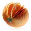 Orange Shaped Memo Pad (About 150-Page)