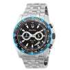 Bulova 98B120 Bright Blue Highlight Marine Star Black Dial/Calendar Bracelet Mens Watch