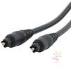 Digital Optical Audio TosLink Cable - Molded - M/M, 6 FT / 1.8 M, Black