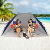 Beach Shelter with Spf 50 Sun Protection