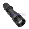 High Quality Aluminum Cree LED Flashlight with Clip, Black