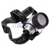 21 LED Adjustable Headlamp with Adjustable Angle, Silver Color with Headband, Powered by 3 AAA Batte