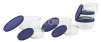 Pyrex Storage 14-Piece Round Set, Clear with Blue Lids