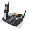 Ativa D5765 5.8GHz Digital Expandable Cordless Phone System w/ Answering & Caller ID/Call Waiting, Black/Silver