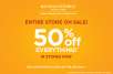 Banana Republic Factory Store Sale: 50% off Everything + Extra 15% off Printable Coupon