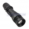 High Quality Aluminum Cree LED Flashlight with Clip, Black
