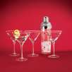 Party Pack 5 Piece Confetti Martini Set