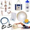 Exercise Ball and Resistance Band Fitness Kit