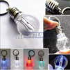 Mini Color-changing LED Bulb-shaped torch Keychain/Necklace
