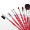 7 Pcs Cosmetic Makeup Brush Set with Case, Pink