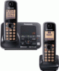 Panasonic KX-TG7622B 2 Handset Cordless Phone with Digital Answering System and Bluetooth Technology