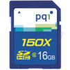 PQI 16GB 150X Secure Digital High Capacity SDHC Card (Class 10), Model PQI-FSC-SDHC1016GB