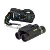 Pentax 14.1-megapixel WG1 digital camera and DCFSW 8X25 binocular bundle pack