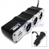 3 Socket Car Cigarette Power Adapter Splitter