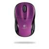 Logitech V220 Cordless Optical Mouse for Notebooks (Dark Silver, Plum Purple, & Candy Stripe)