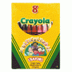 Binney & Smith Multicultural Crayons, Nontoxic, 8/BX, Assorted