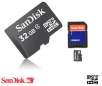 SanDisk 32GB Class 4 High-Speed MicroSDHC Card With Full Size SD Adapter & Jewel Case