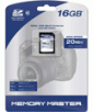 16GB SDHC C10 Memory Master