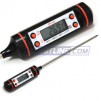 Digital Probe Thermometer with LCD Display for $2.49, Dual Car Adapter, Black-1 Pack for $0.99