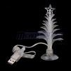 USB 7 Colors Fiber Optic Christmas Tree with Top Star