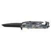 Helicopter Marine Camo 4" Metal Handle Folding Knife