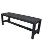 Monaco 52-inch Steel and Wicker Outdoor Bench