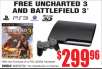 Sony PS3 320GB Hard Drive + Uncharted 3 + Battlefield 3