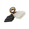4 Pin IDE to 15 Pin Serial SATA Power Cable Adapter