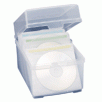 Sparco CD Storage Box W/Sleeves, Each, Clear