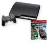 Sony 98424 PlayStation 3 320GB Core System (Refurbished) and Sony Uncharted 1 & 2 Dual Pack Video Game Bundle