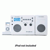Tivoli Audio iSongBook Dock and Stereo for iPods, White and Silver